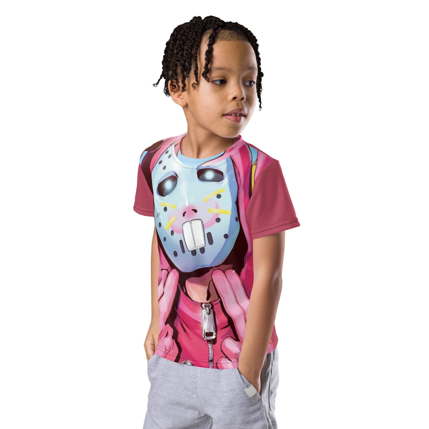 VOYEA Kids crew neck t-shirt