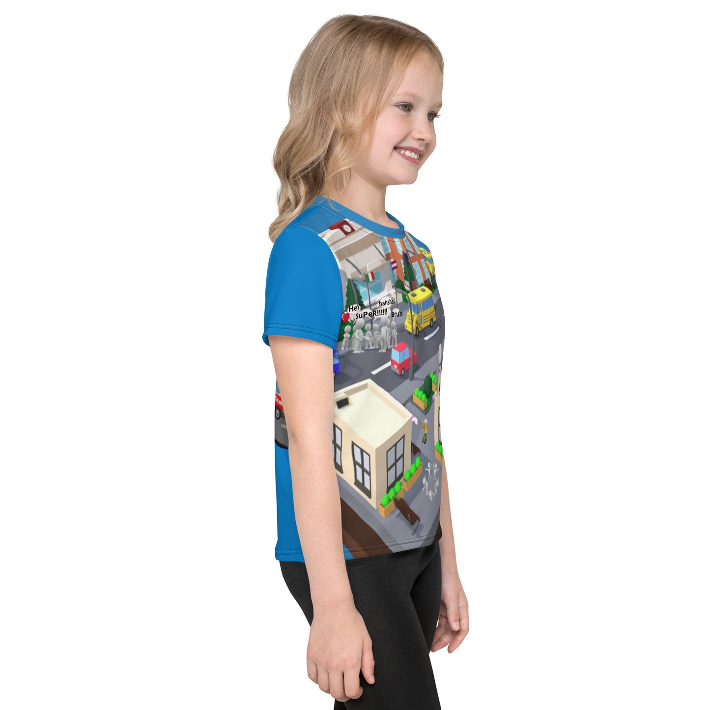 SuPeR Kids crew neck t-shirt
