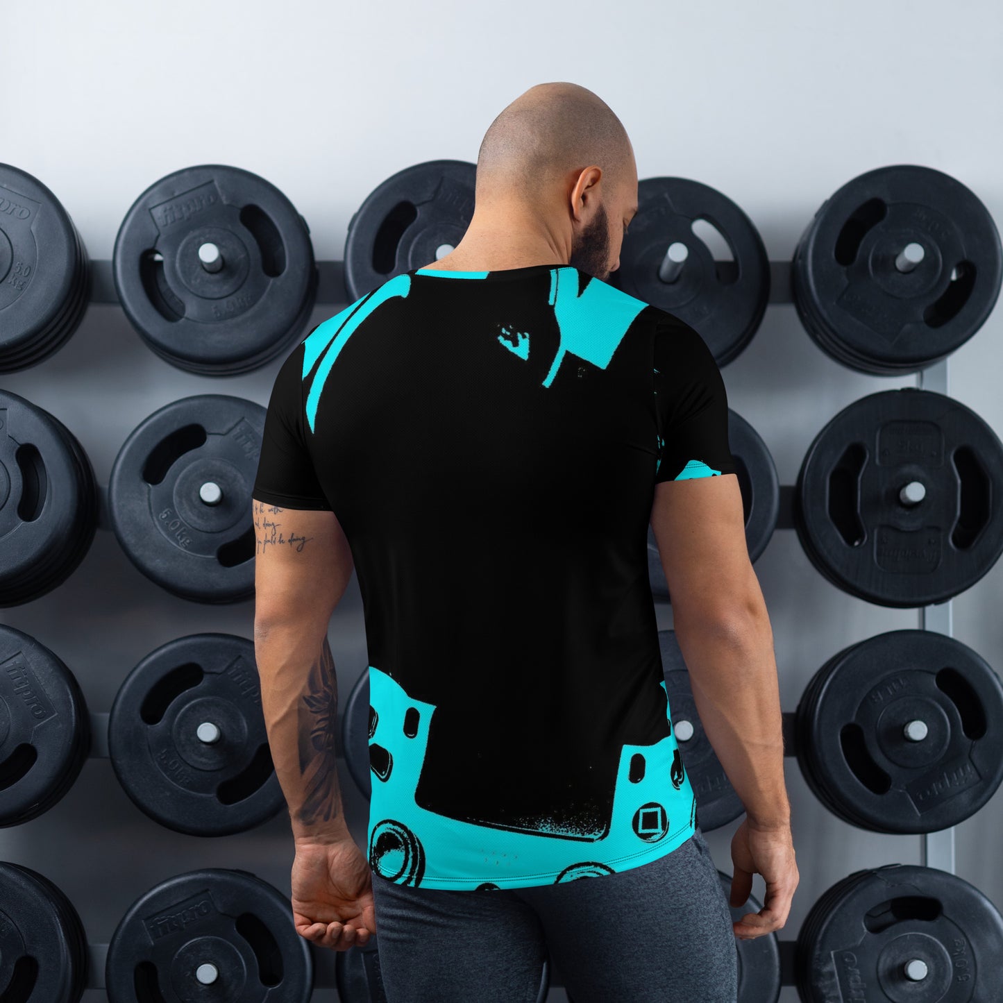 SUPA GAMER All-Over Print Men's Athletic T-shirt