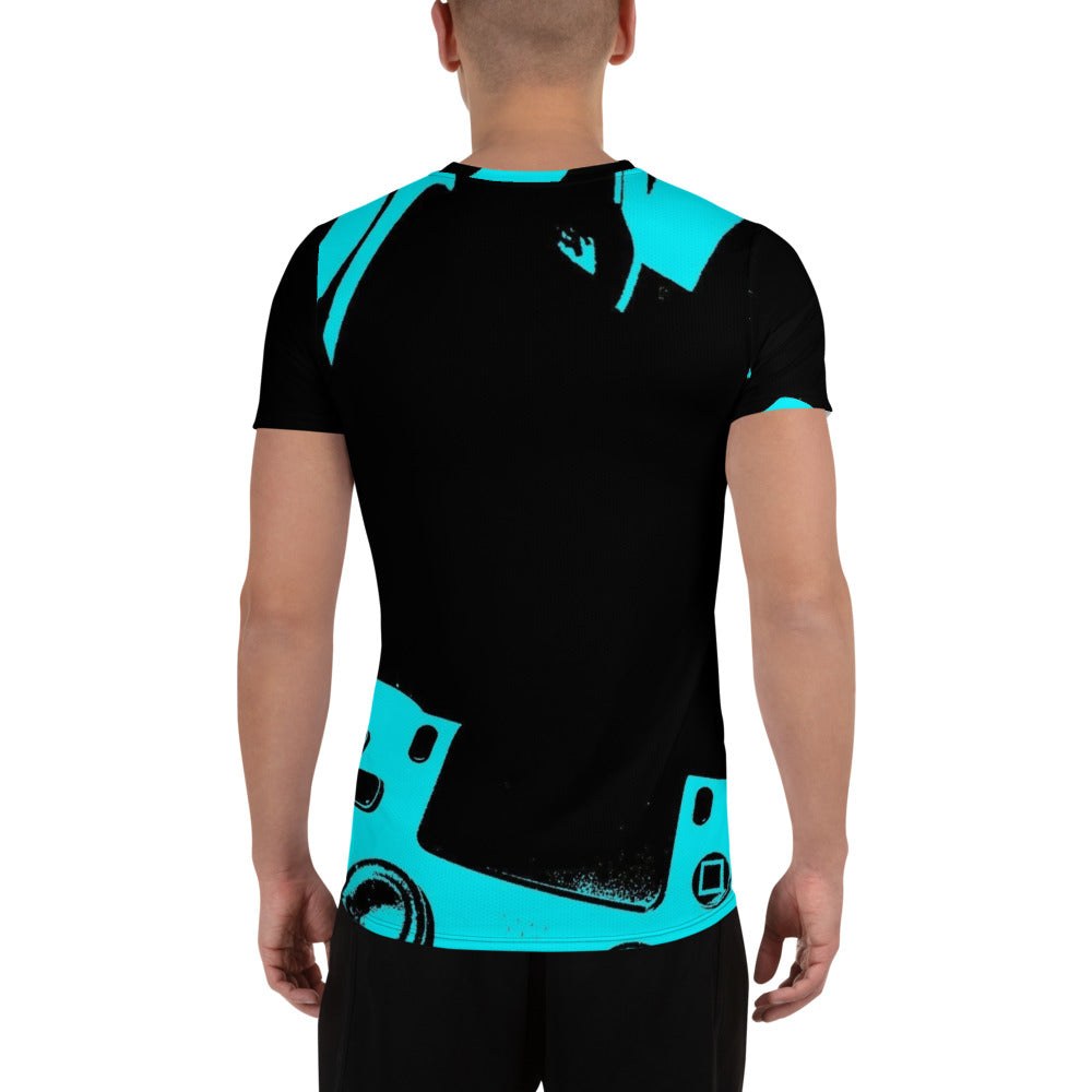 SUPA GAMER All-Over Print Men's Athletic T-shirt