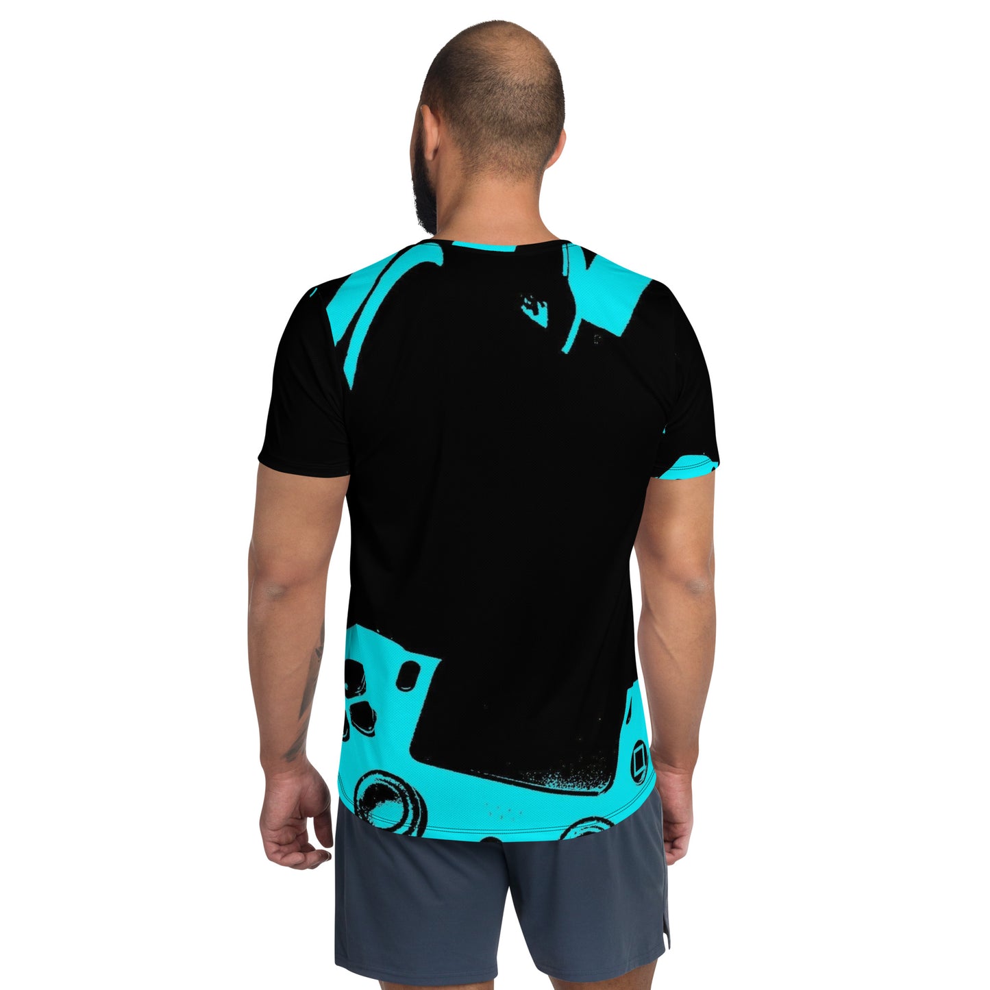 SUPA GAMER All-Over Print Men's Athletic T-shirt