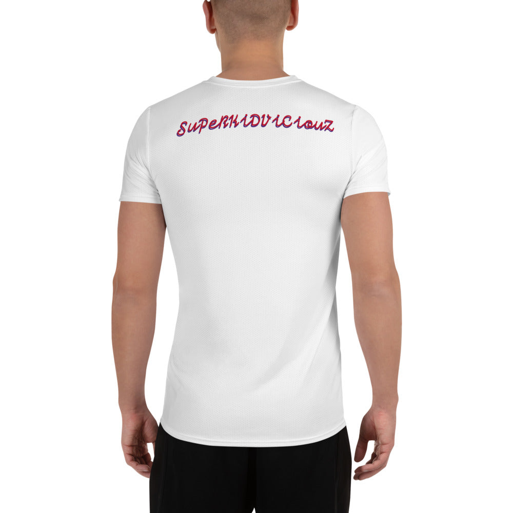SUPA RED EYES All-Over Print Men's Athletic T-shirt