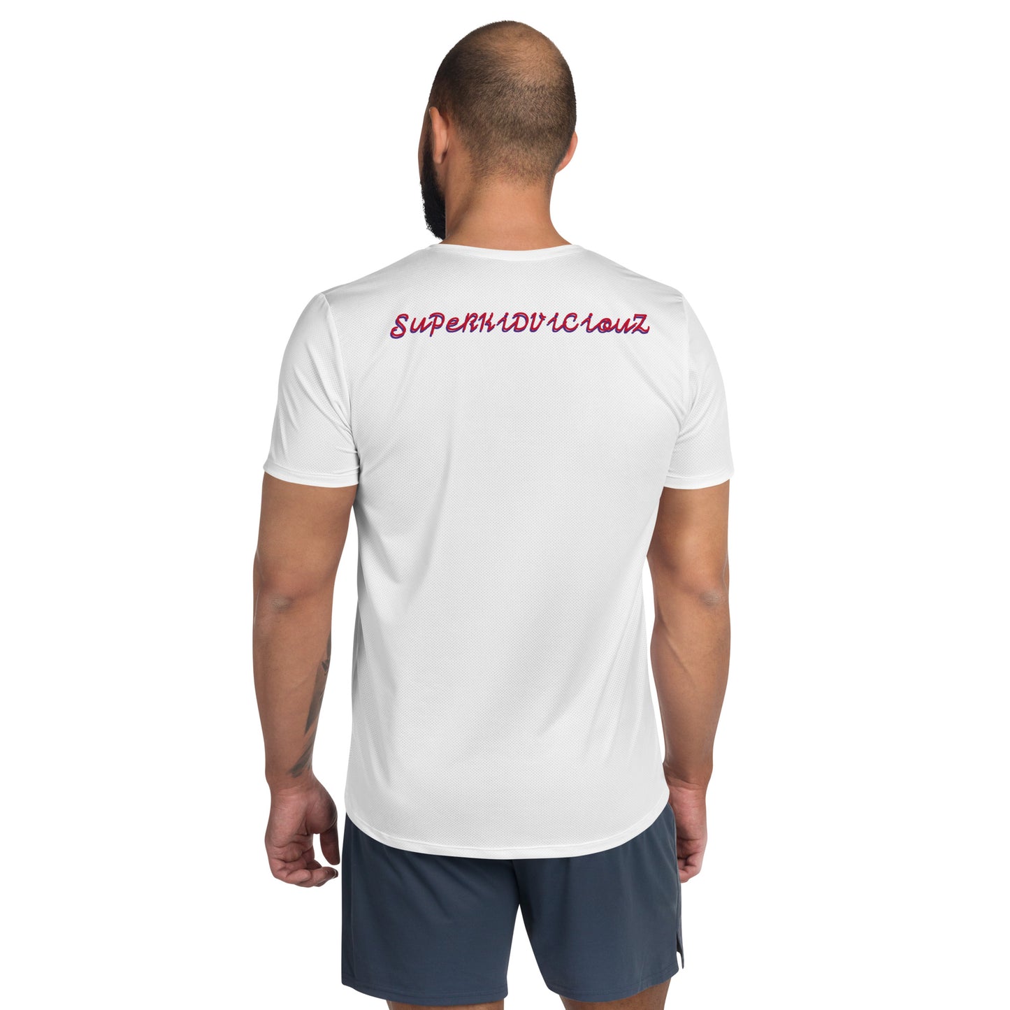 SUPA RED EYES All-Over Print Men's Athletic T-shirt