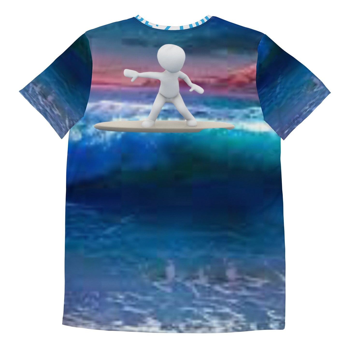 SURF'Z UP SUPA All-Over Print Men's Athletic T-shirt