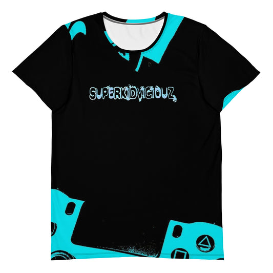 SUPA GAMER All-Over Print Men's Athletic T-shirt