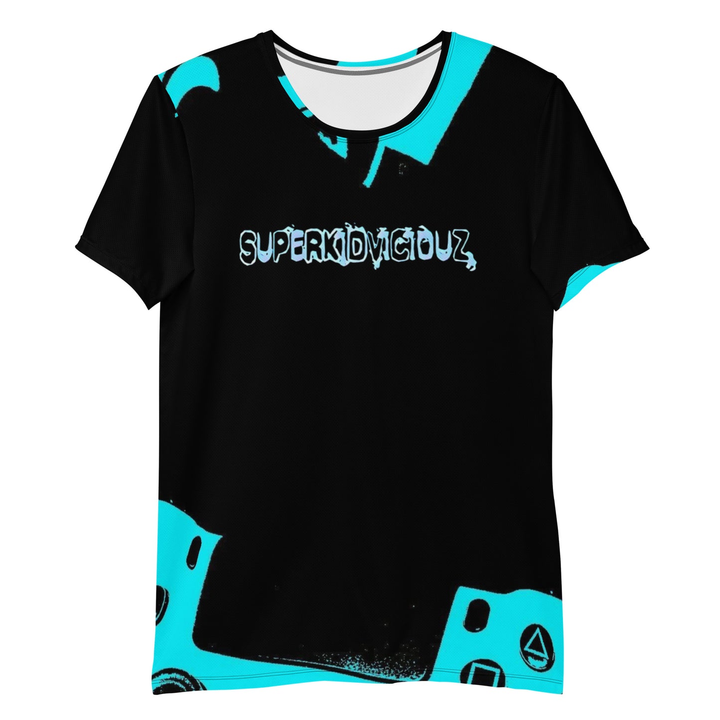 SUPA GAMER All-Over Print Men's Athletic T-shirt