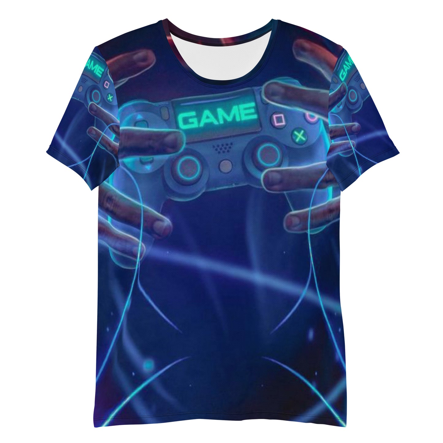 SUPA GAMER All-Over Print Men's Athletic T-shirt