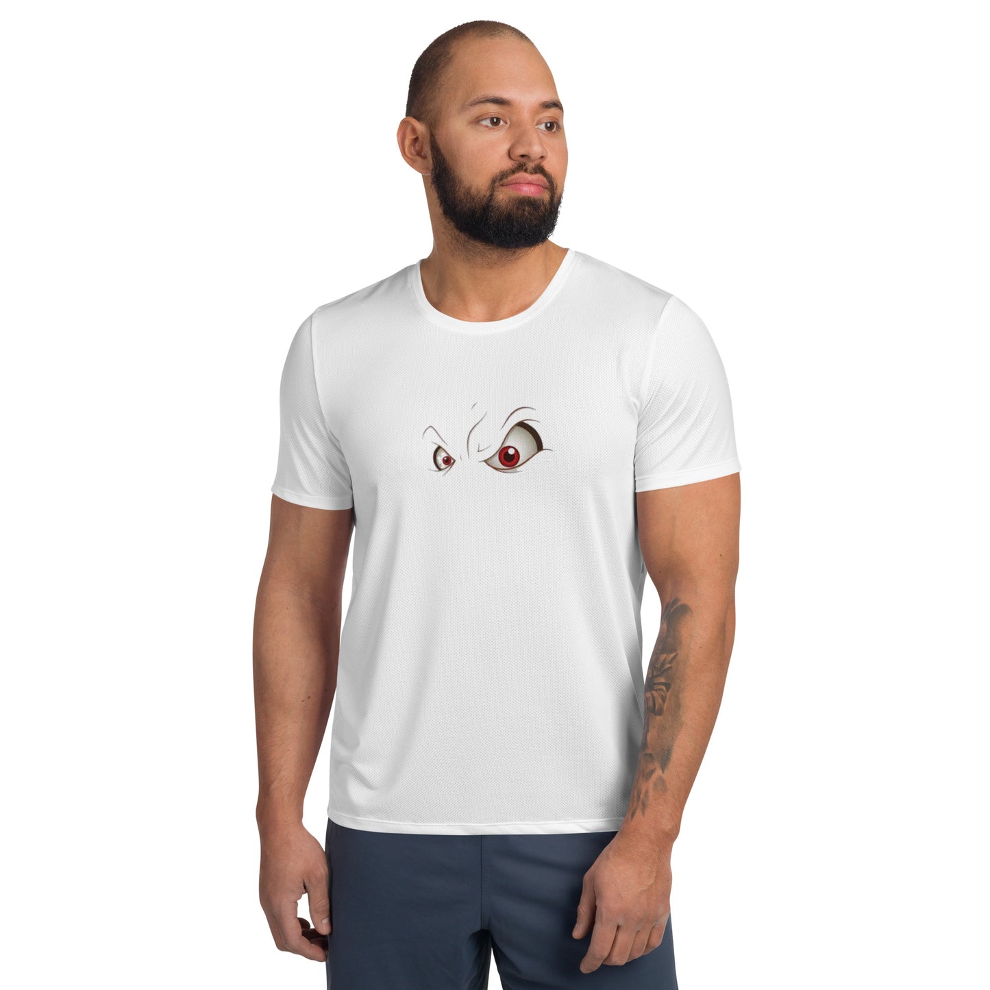 SUPA RED EYES All-Over Print Men's Athletic T-shirt