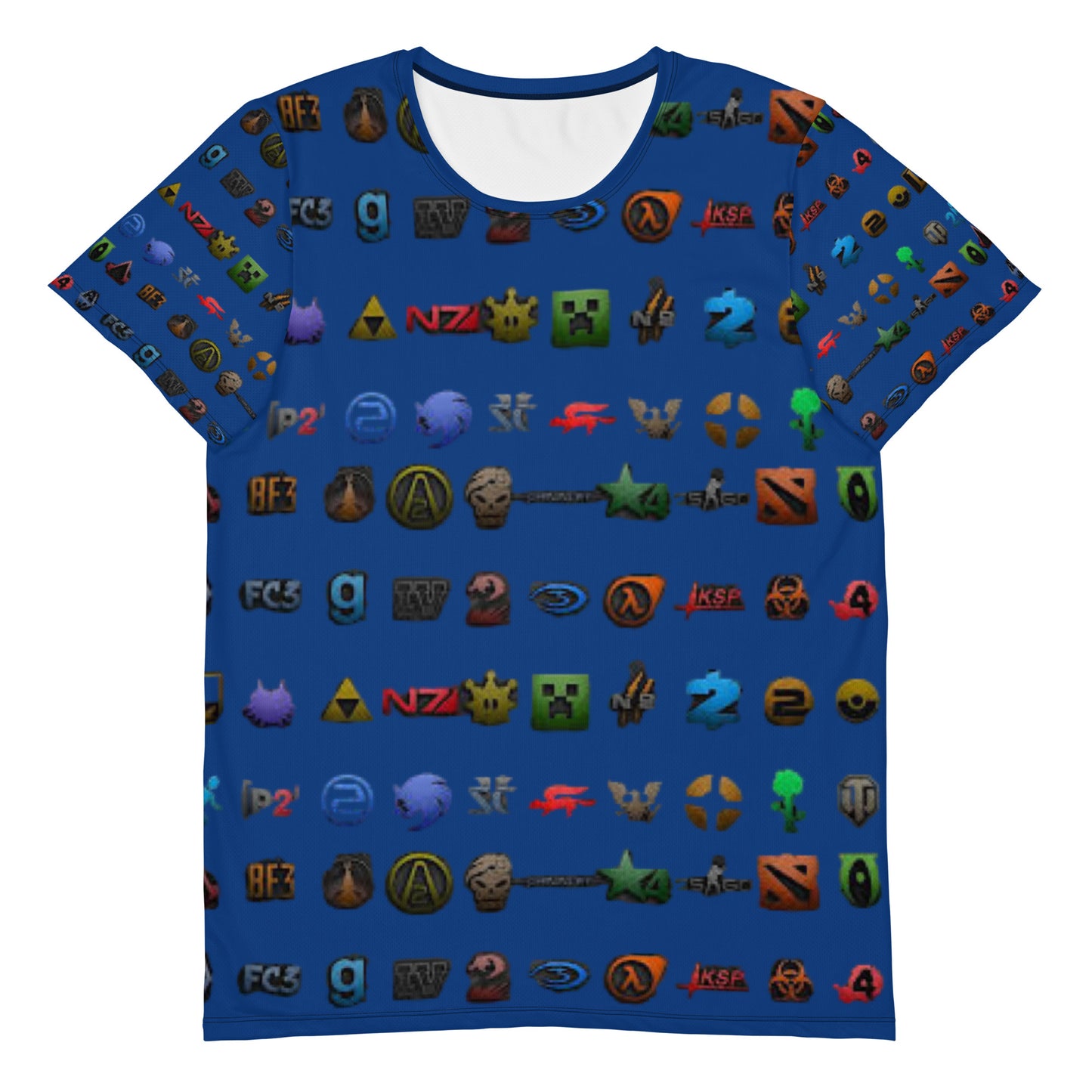 super gamer All-Over Print Men's Athletic T-shirt