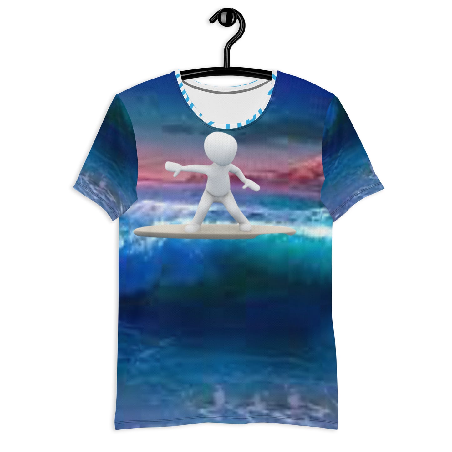 SURF'Z UP SUPA All-Over Print Men's Athletic T-shirt