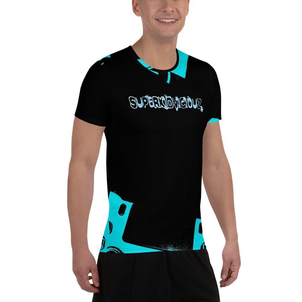 SUPA GAMER All-Over Print Men's Athletic T-shirt
