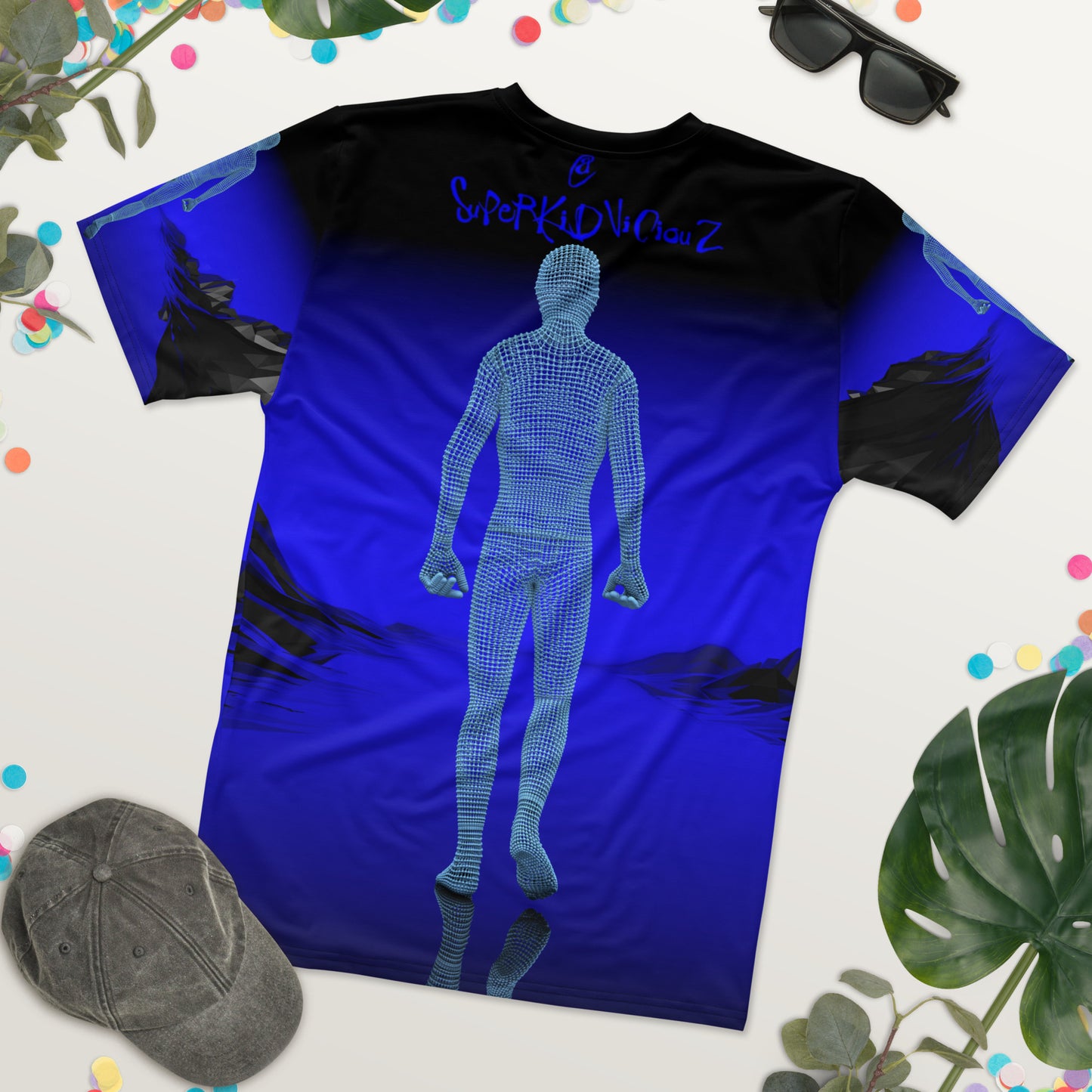 supa blue Men's t-shirt