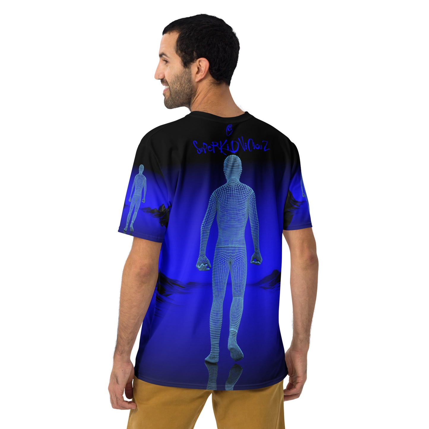 supa blue Men's t-shirt