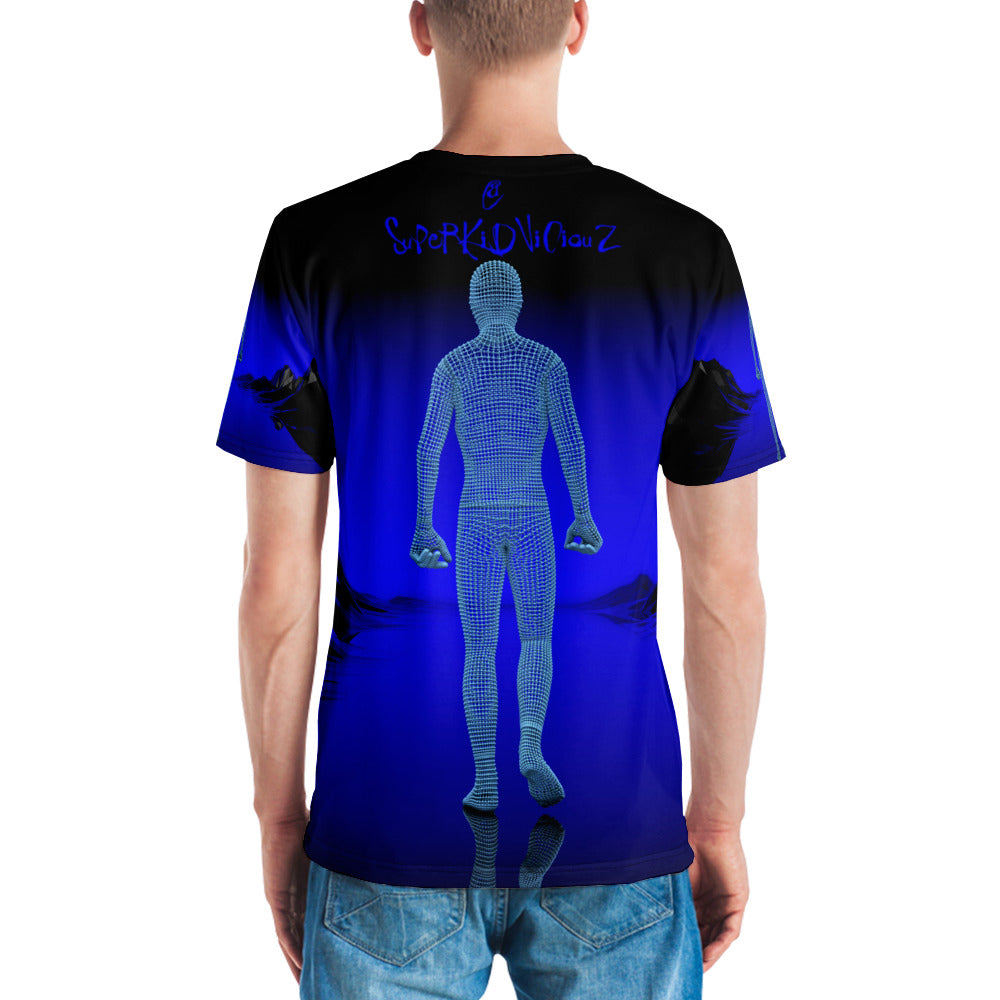 supa blue Men's t-shirt