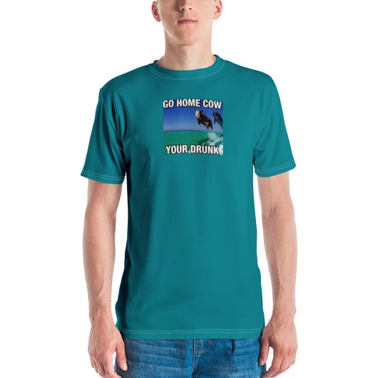 SupER DRUnk cow  Men's t-shirt