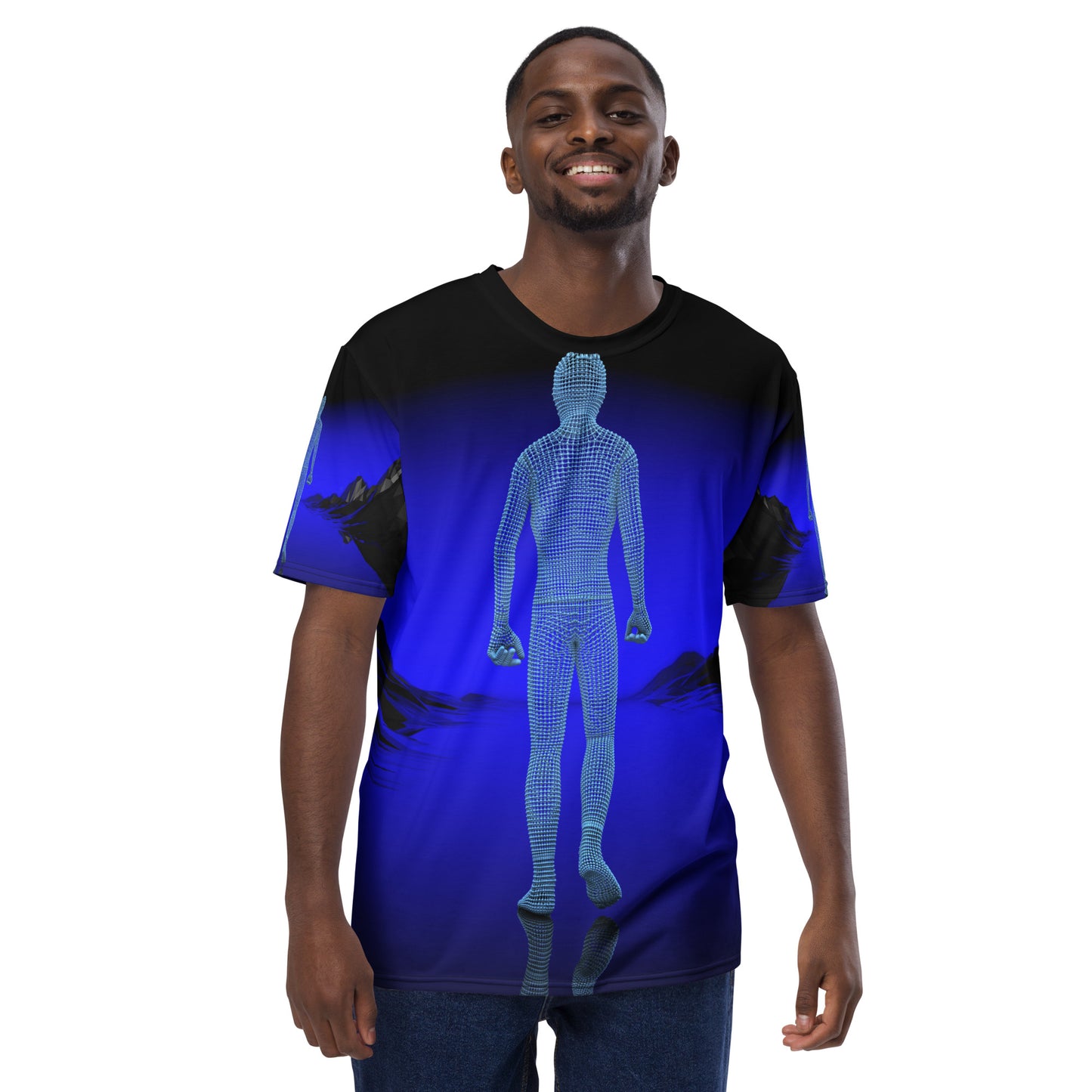 supa blue Men's t-shirt