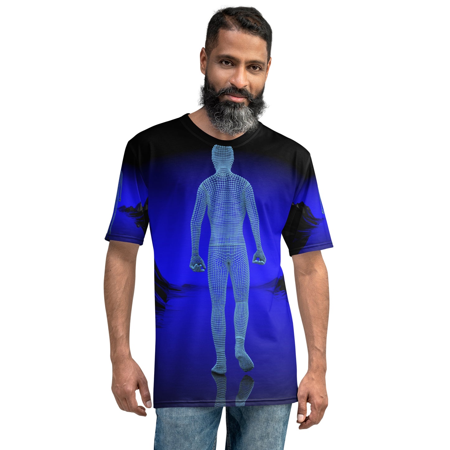 supa blue Men's t-shirt