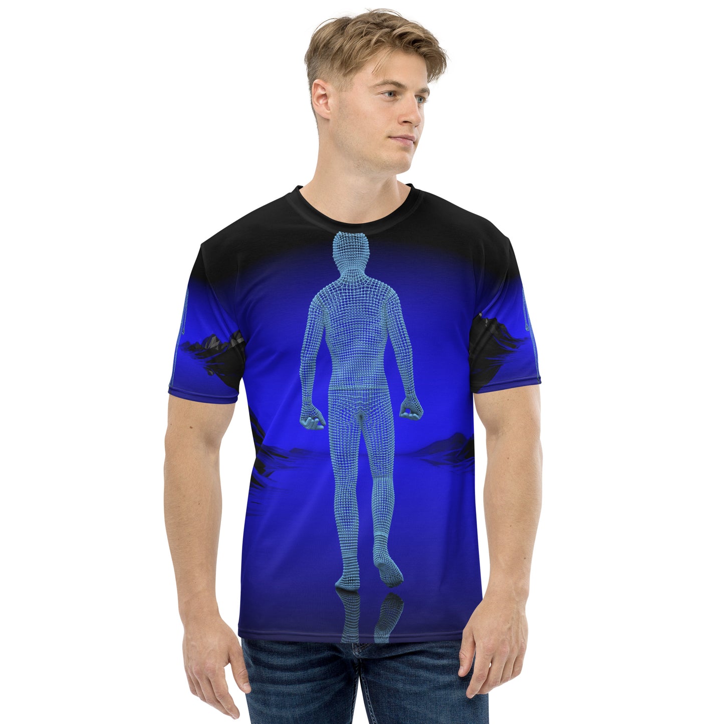 supa blue Men's t-shirt