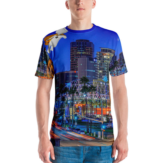 down town lbc supa Men's t-shirt