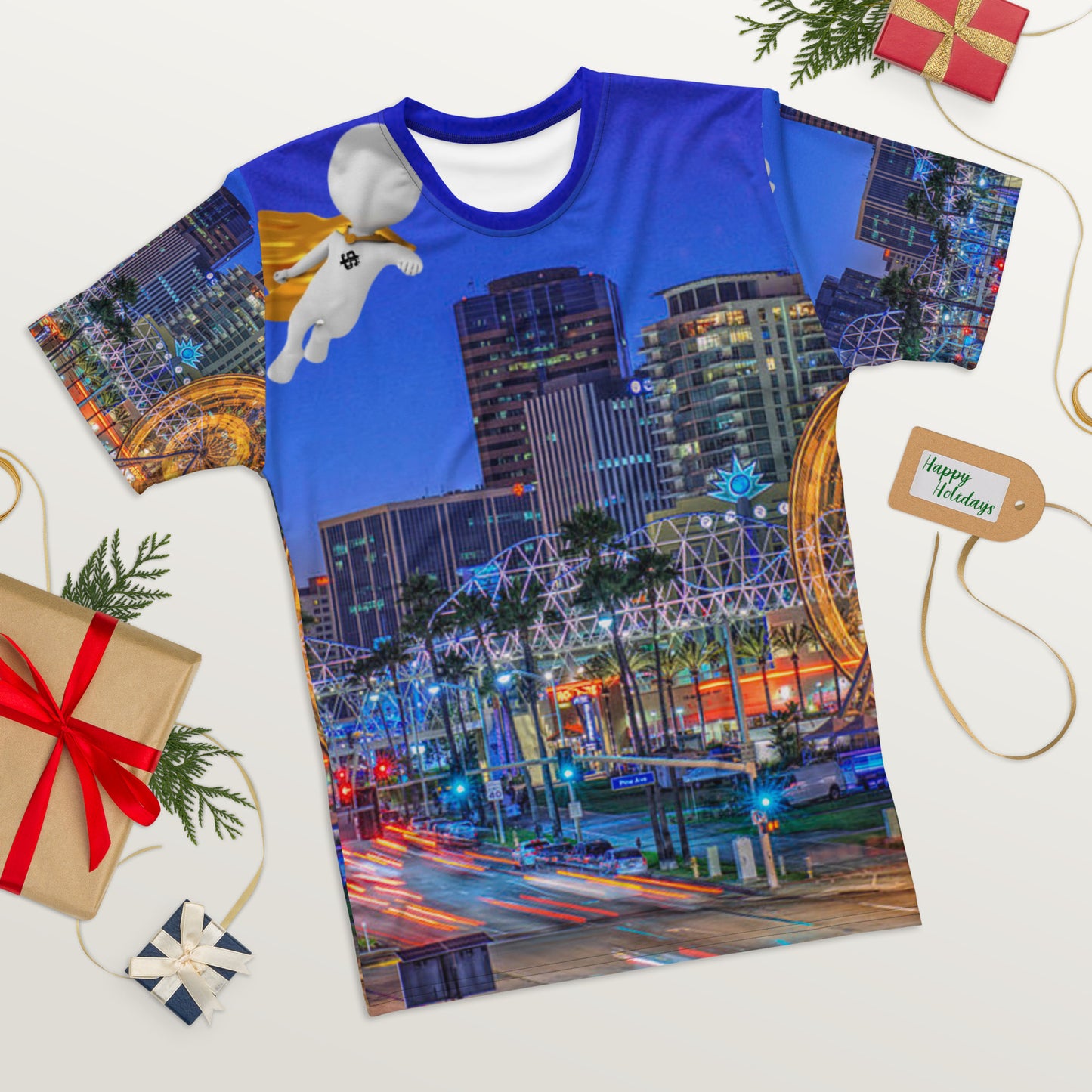 down town lbc supa Men's t-shirt