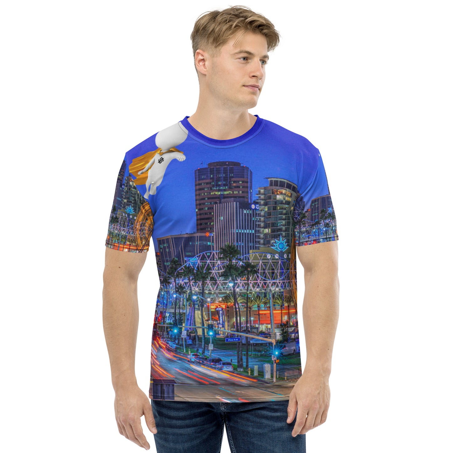 down town lbc supa Men's t-shirt