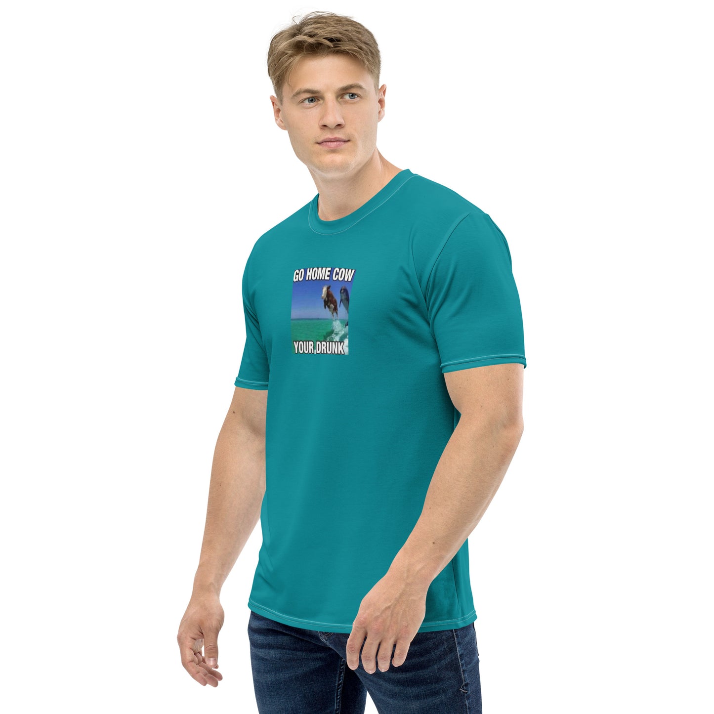 SupER DRUnk cow  Men's t-shirt