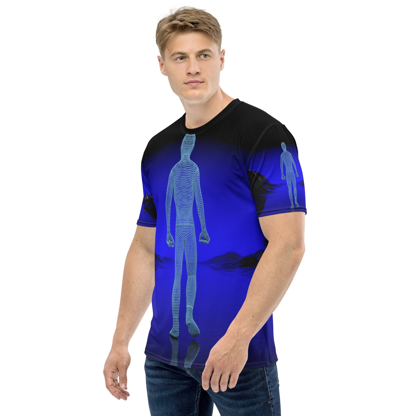 supa blue Men's t-shirt