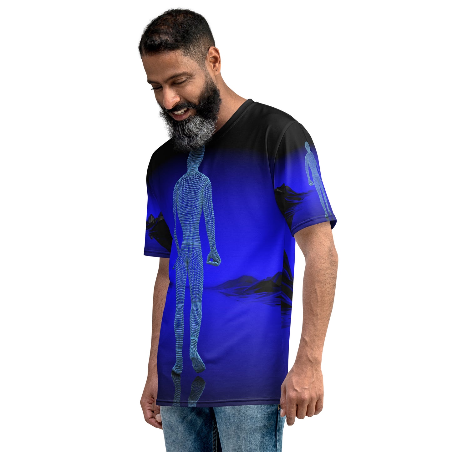 supa blue Men's t-shirt