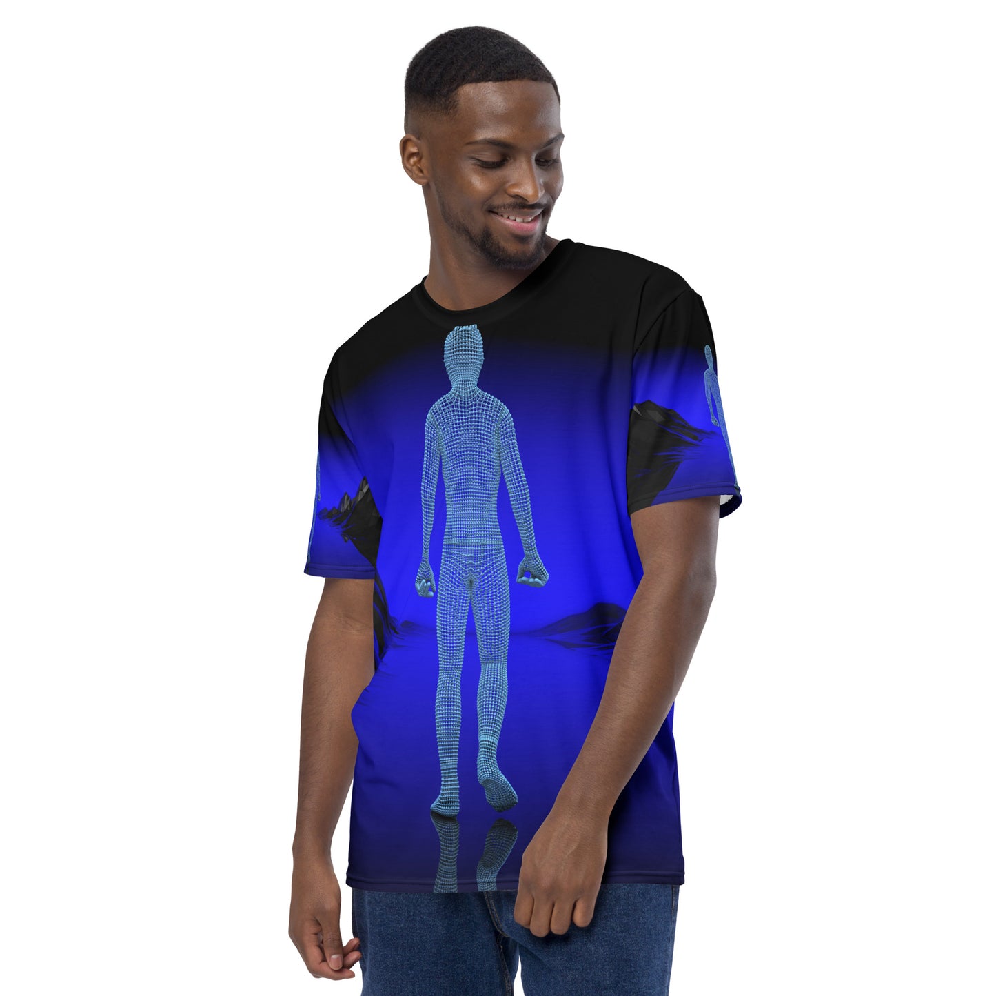 supa blue Men's t-shirt