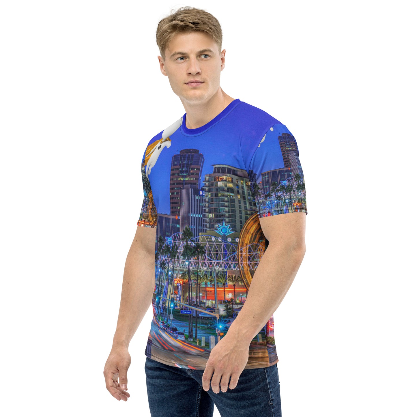 down town lbc supa Men's t-shirt