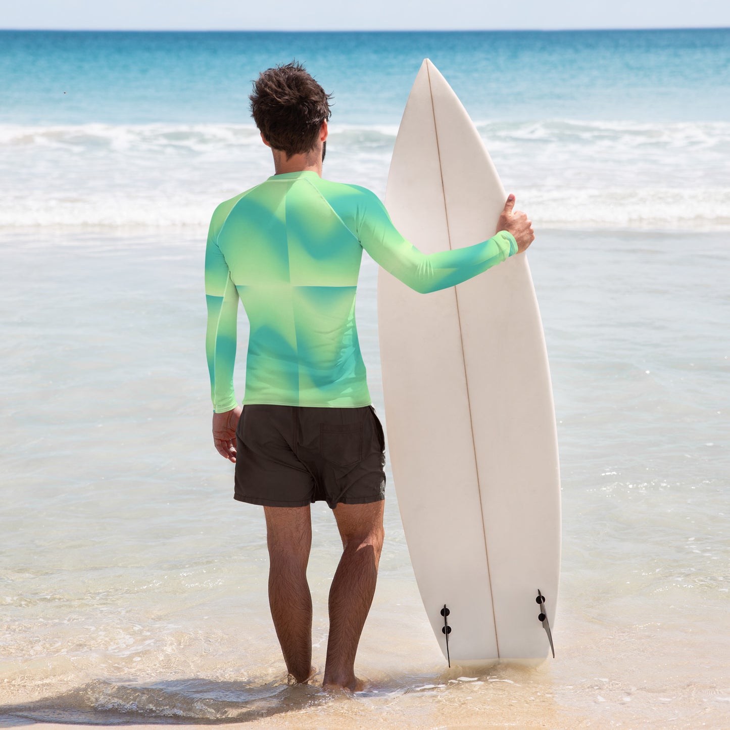 SuPerKIdviouZ neon Green Men's Rash Guard
