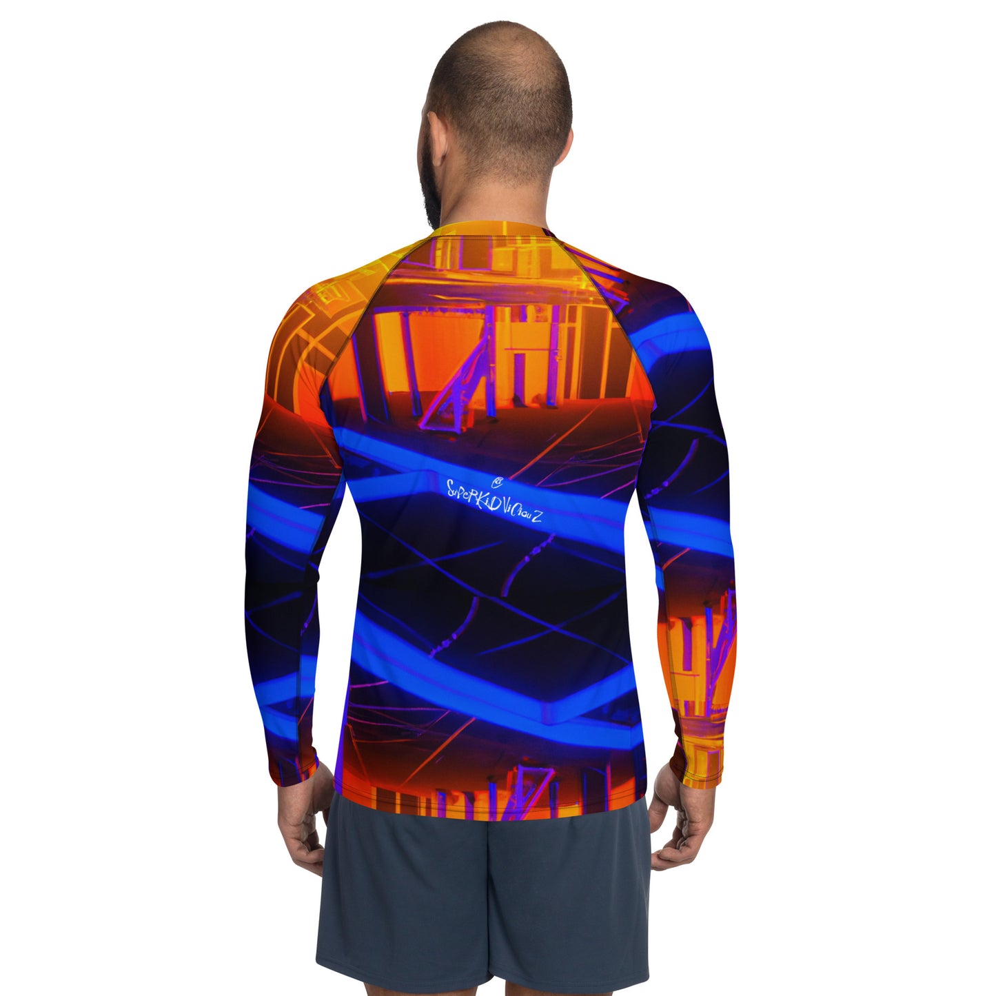 SuPeRKiDViCiouZ neON workout   Men's Rash Guard
