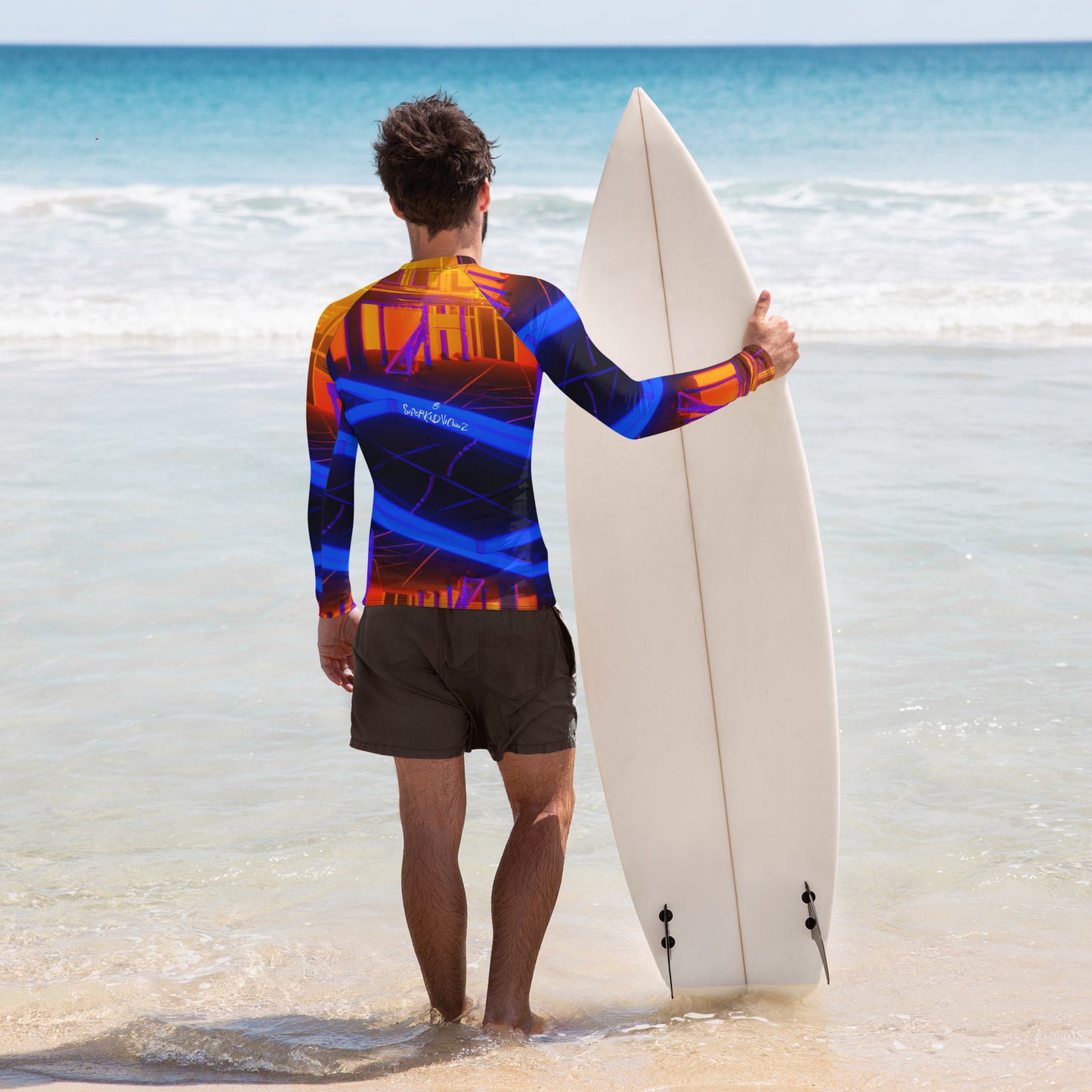 SuPeRKiDViCiouZ neON workout   Men's Rash Guard