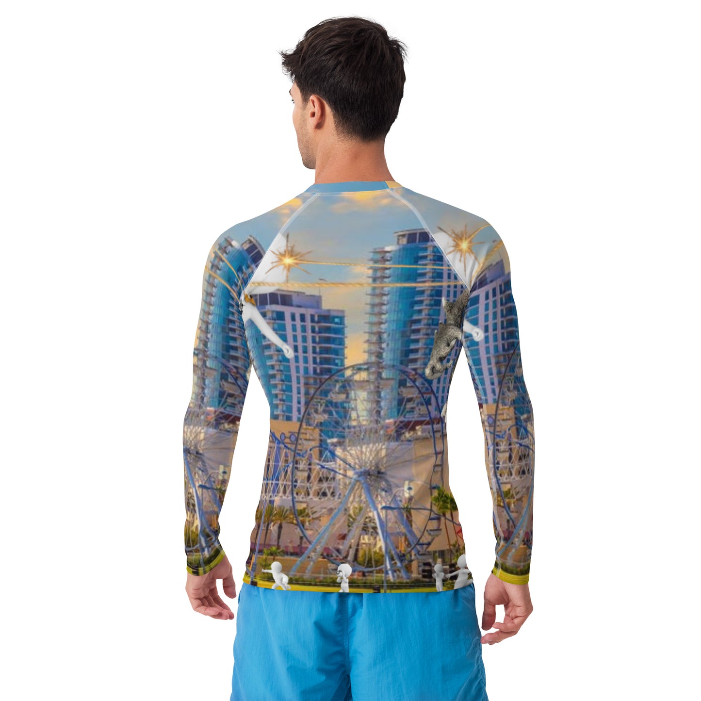 supa Long Beach Men's Rash Guard