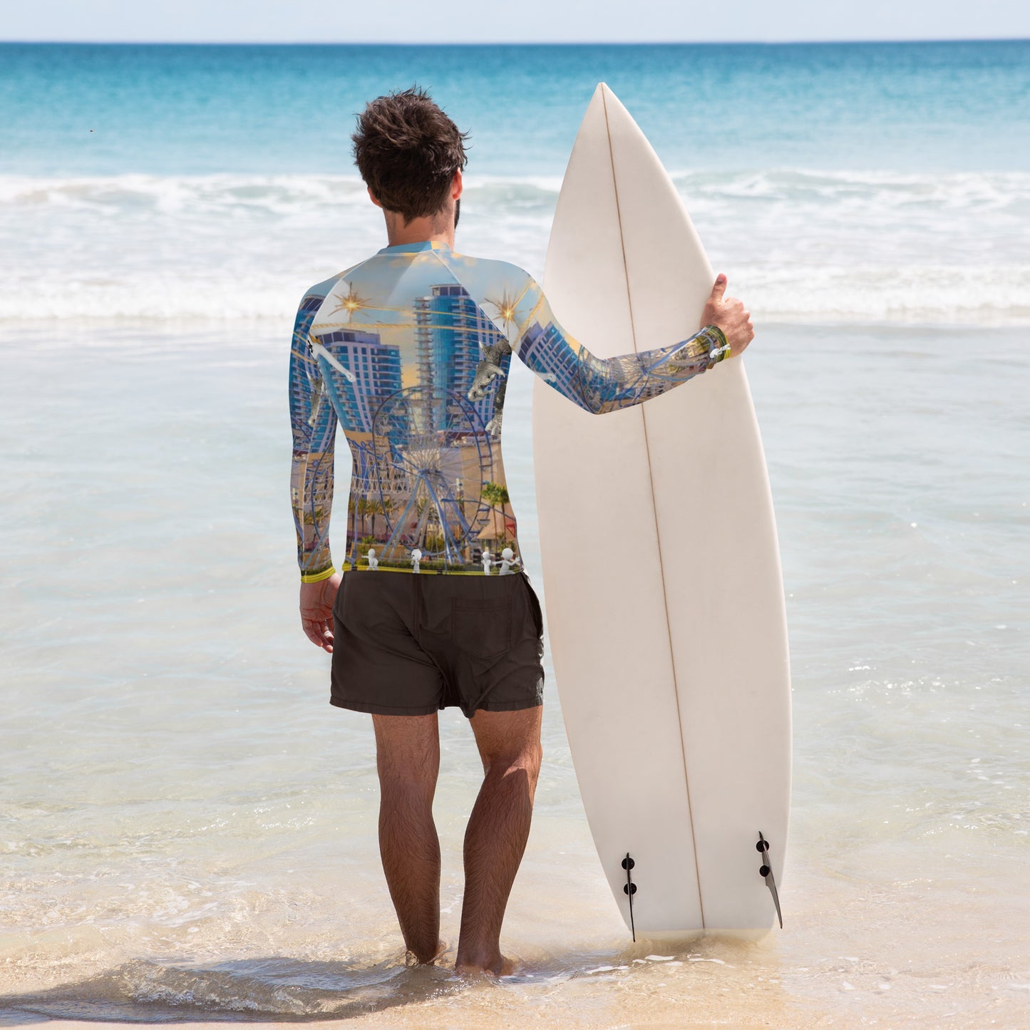 supa Long Beach Men's Rash Guard