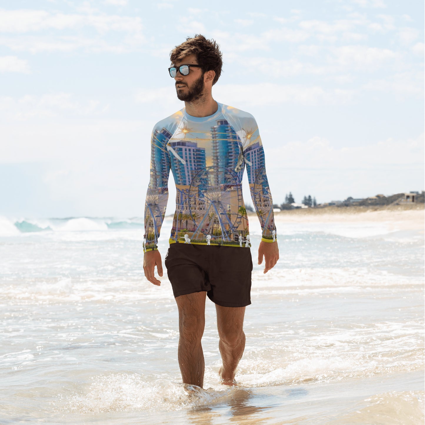 supa Long Beach Men's Rash Guard