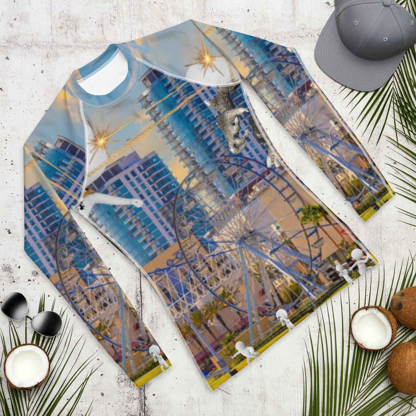 supa Long Beach Men's Rash Guard