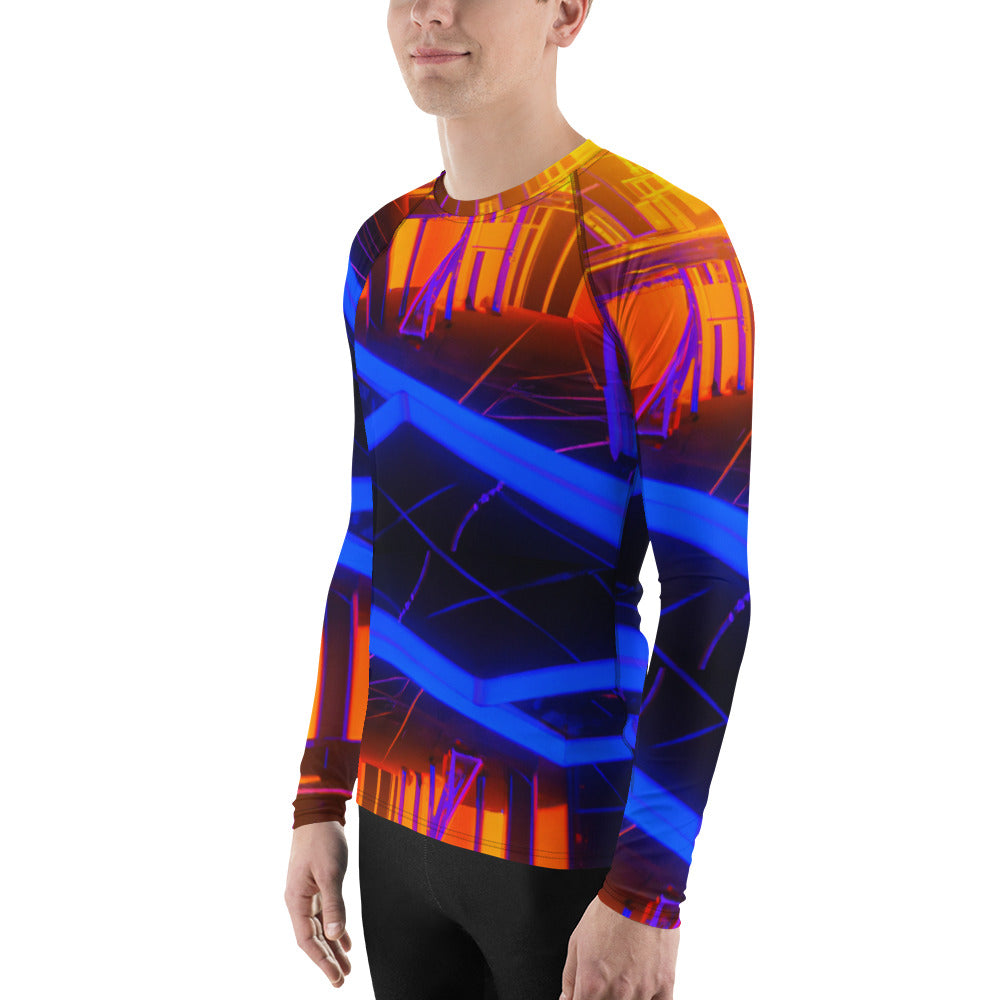 SuPeRKiDViCiouZ neON workout   Men's Rash Guard