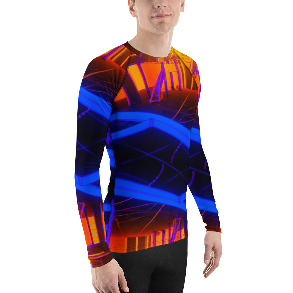 SuPeRKiDViCiouZ neON workout   Men's Rash Guard
