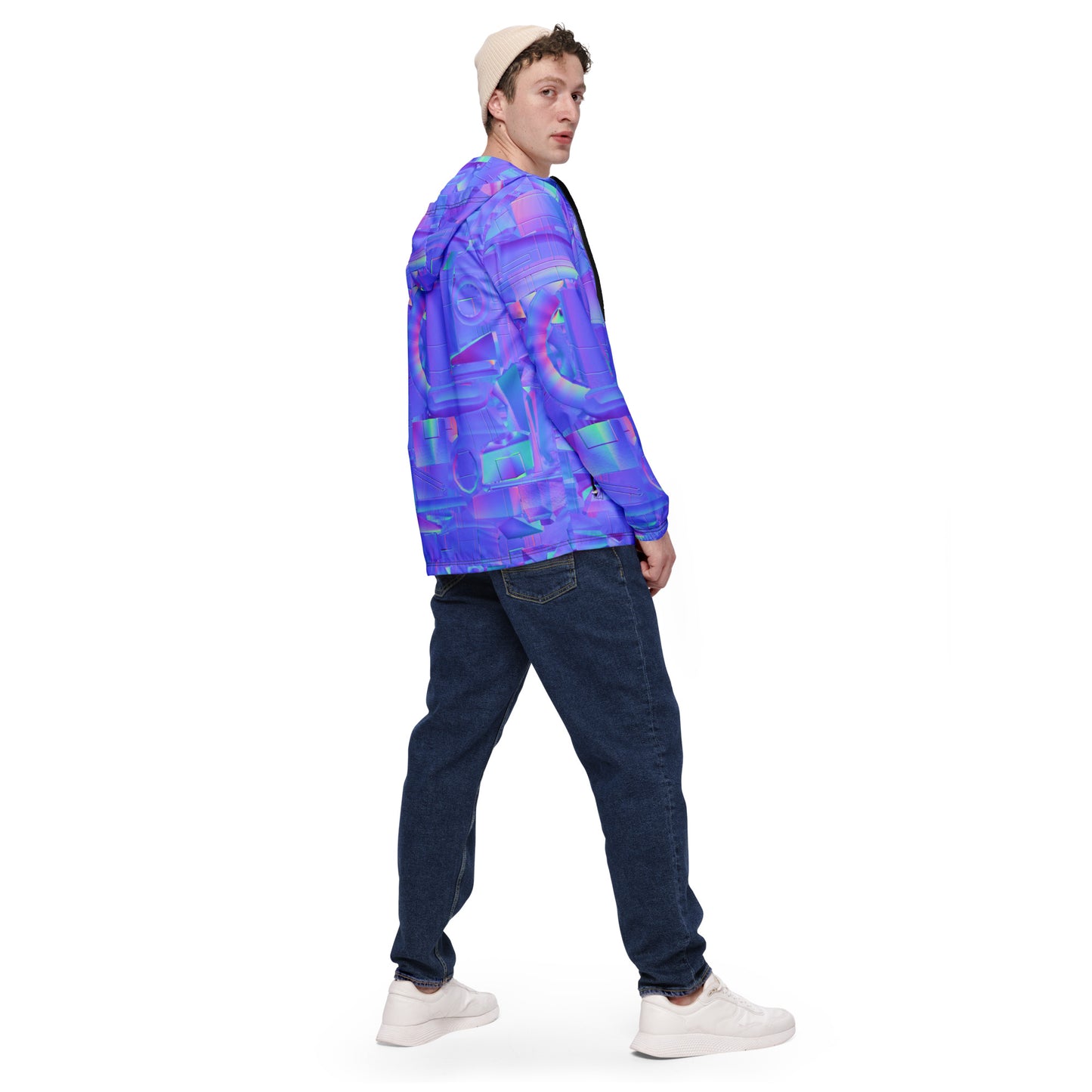 super neon purple Men’s windbreaker