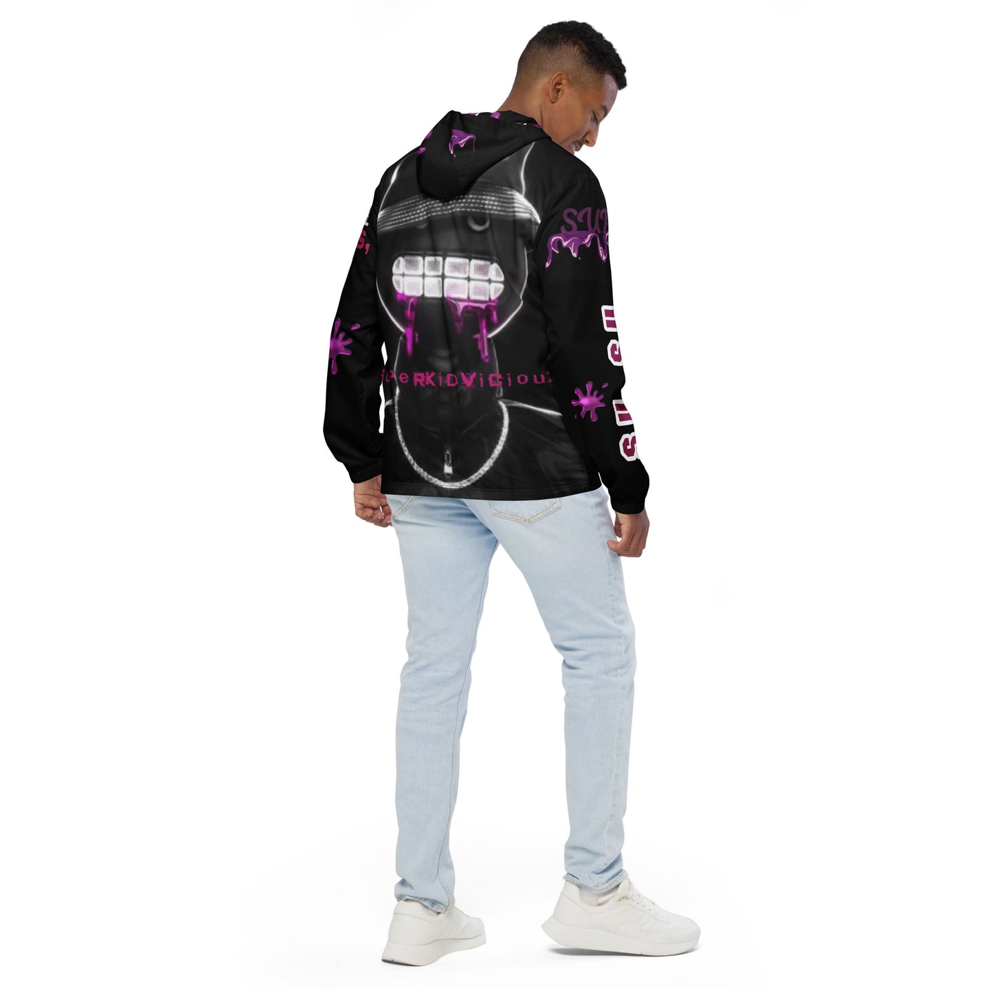 SUPA PINK ICE Men’s windbreaker
