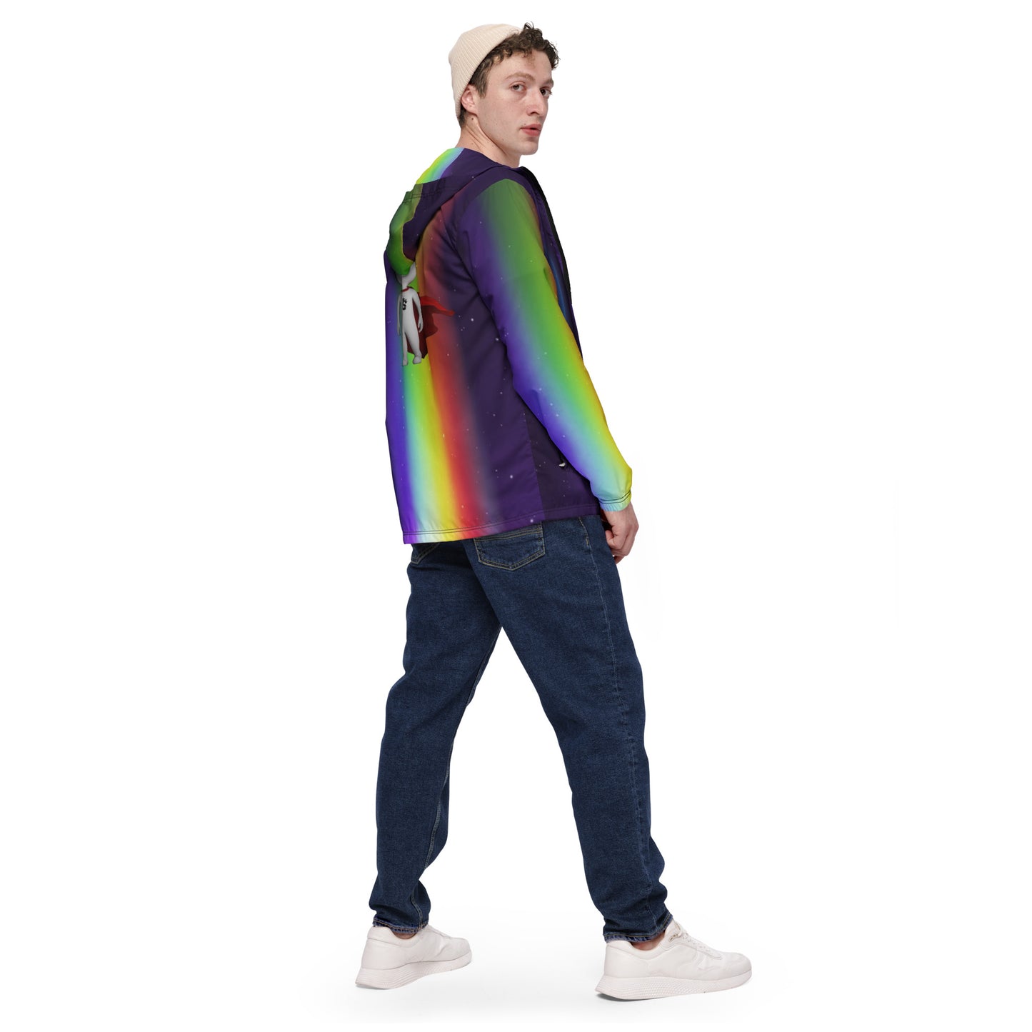 supa rainbow Men’s windbreaker