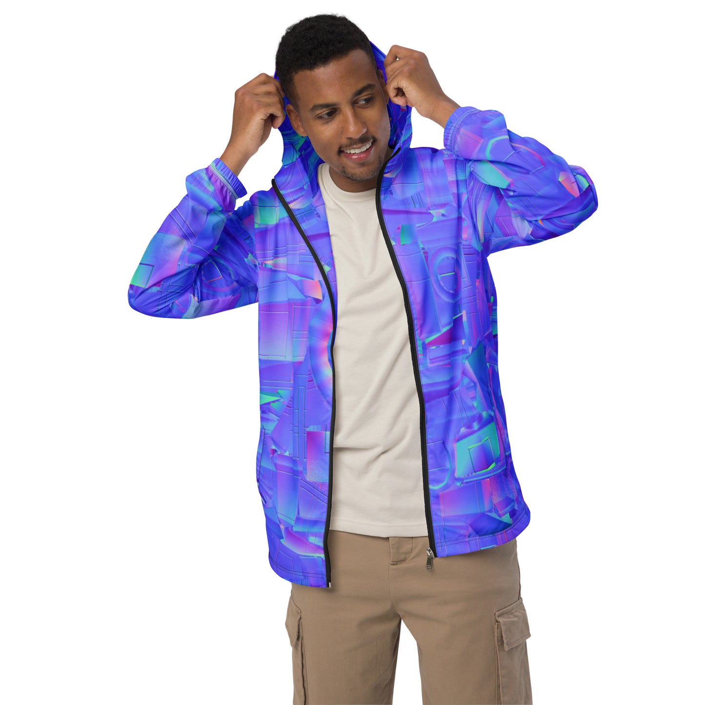 super neon purple Men’s windbreaker
