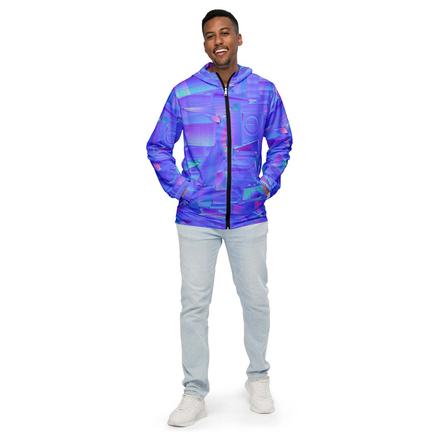 super neon purple Men’s windbreaker