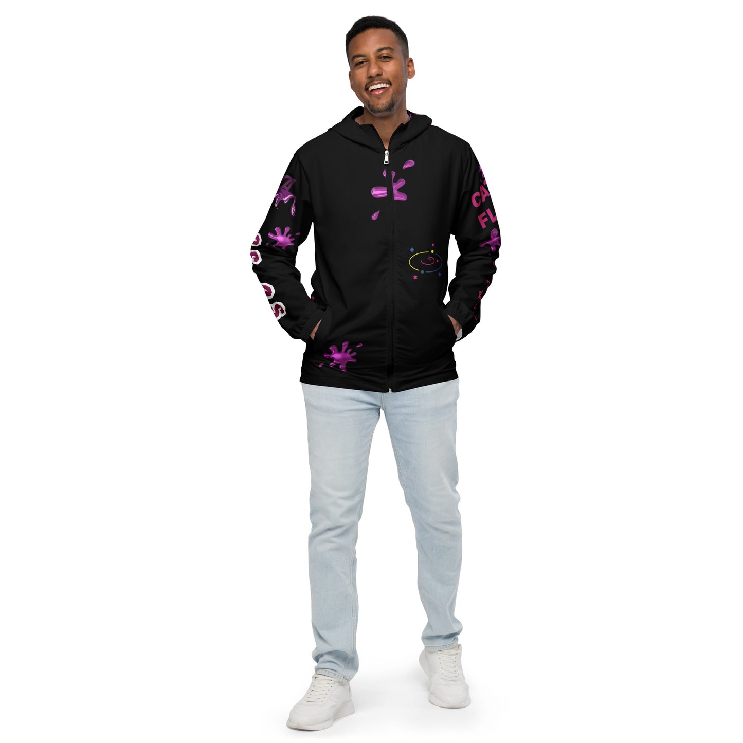 SUPA PINK ICE Men’s windbreaker