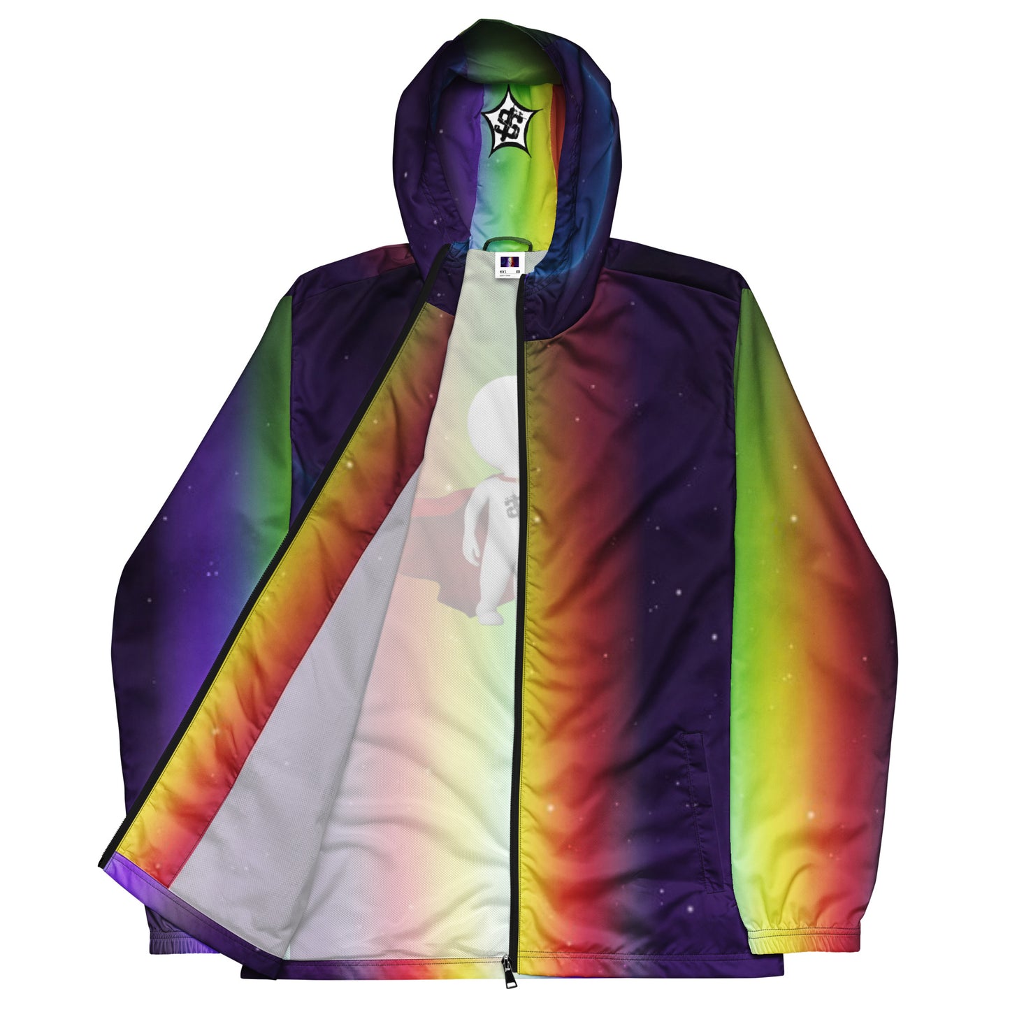 supa rainbow Men’s windbreaker