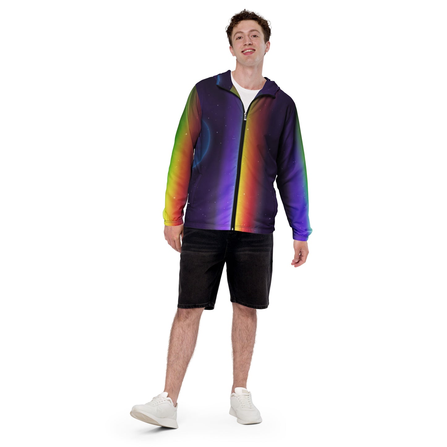 supa rainbow Men’s windbreaker