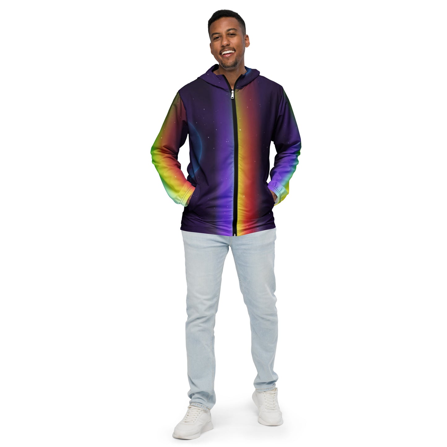 supa rainbow Men’s windbreaker