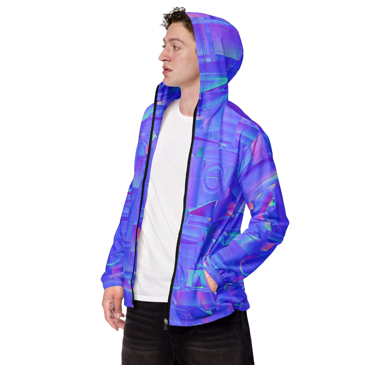 super neon purple Men’s windbreaker