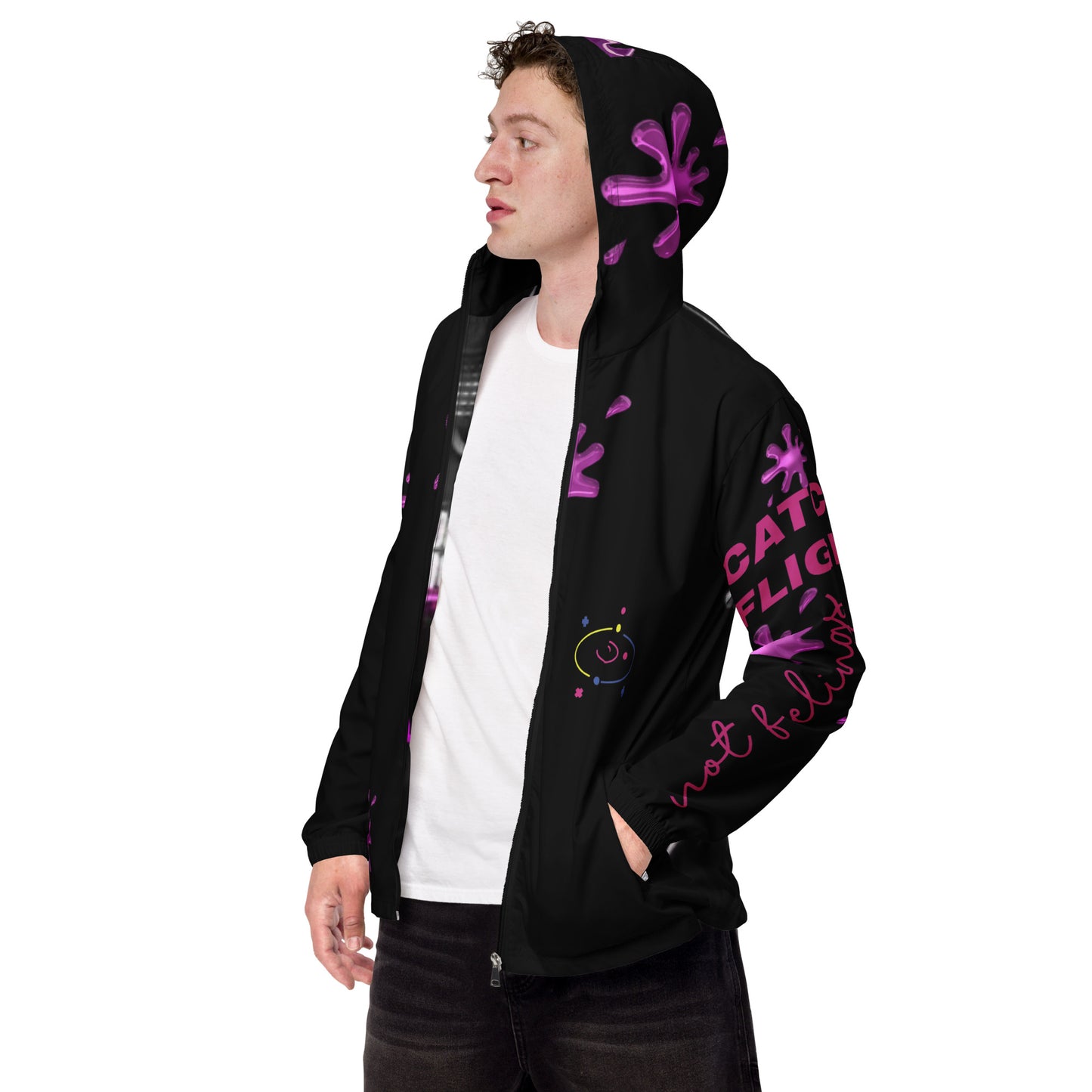 SUPA PINK ICE Men’s windbreaker